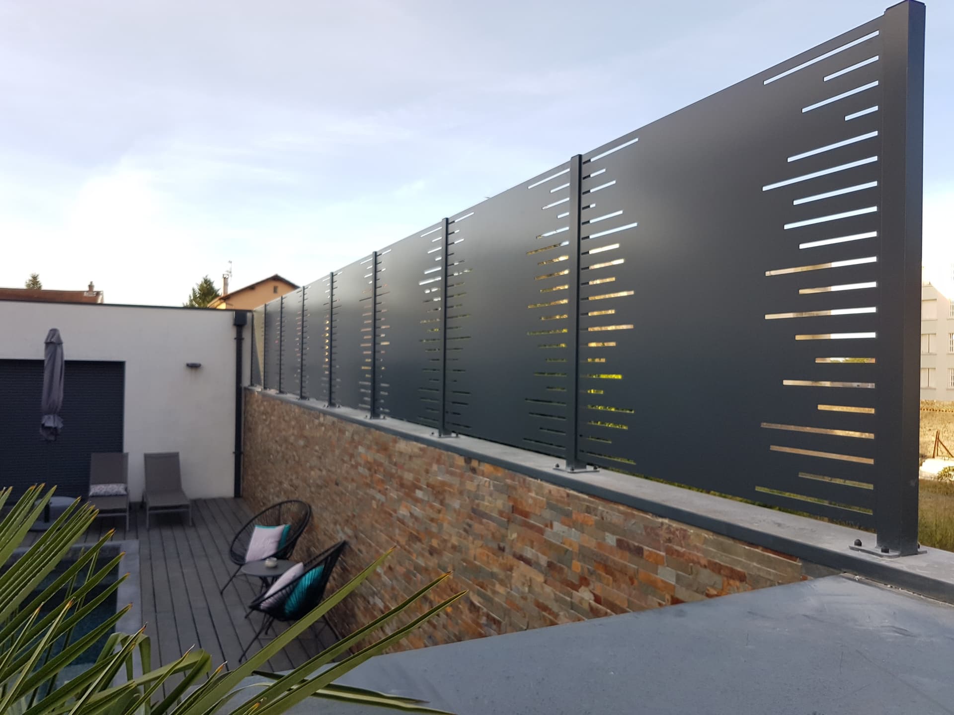 Panneau brise-vue aluminium Villefranche