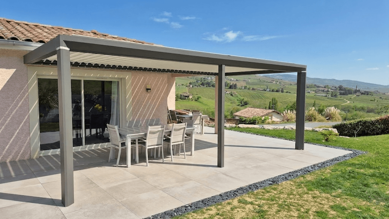 Pergola Carat bioclimatique THERA Fermetures