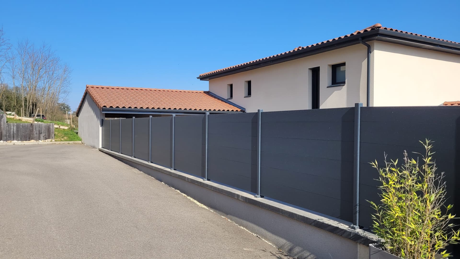 Clôture aluminium Jassans-Riottier