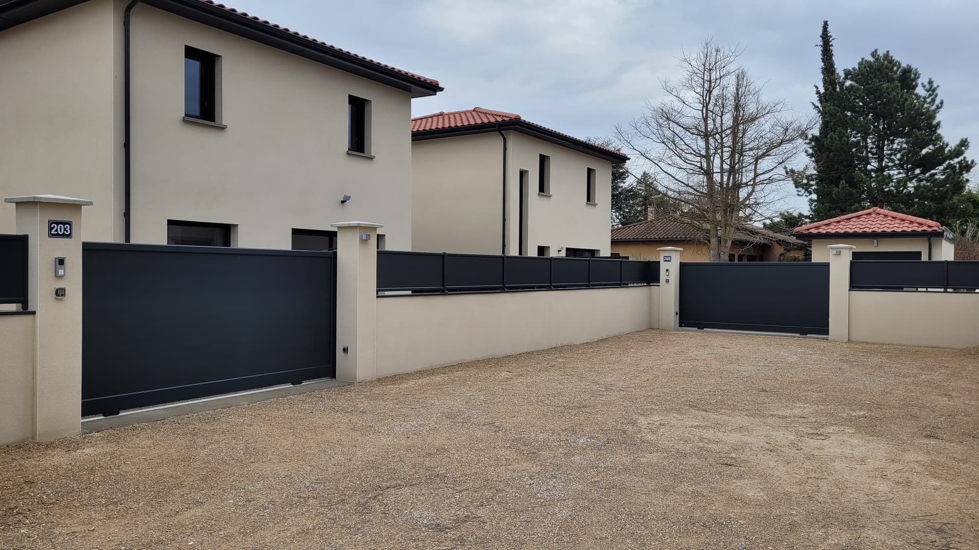 Portail et clôtures aluminium à Ambérieux-d'Azergues